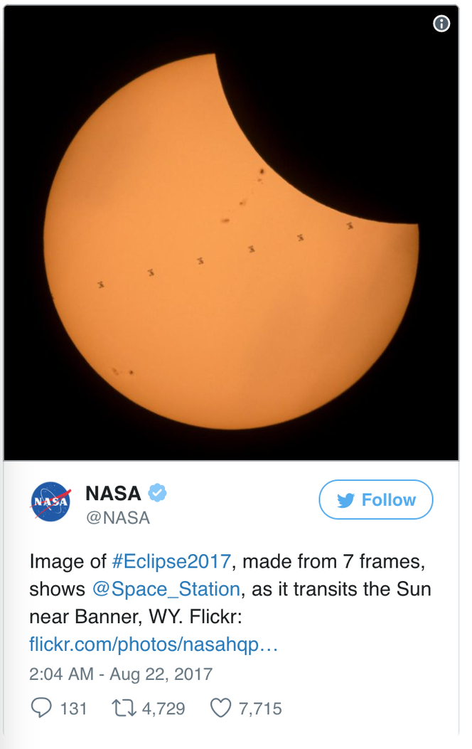 一张不同寻常的来自空间站的照片_fororder_NASA 