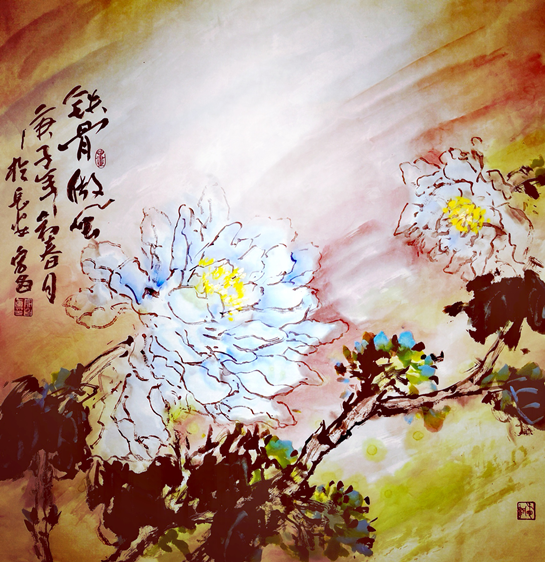 【中首  陜西  圖】筆墨傳情 國家一級美術師殷宏昌繪出戰“疫”力量