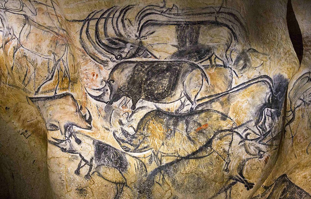法国3.6万年前史前洞穴壁画复制品曝光 精美绝伦