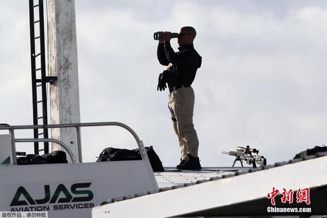 美總統奧巴馬訪問牙買加 特工保鏢時刻監視
