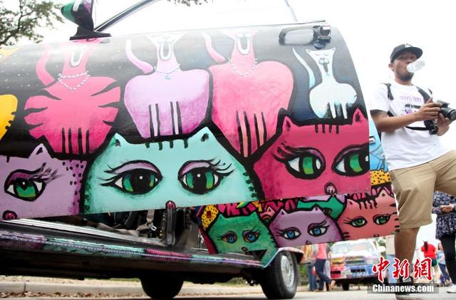 世界最大藝術車遊行美國休斯敦上演