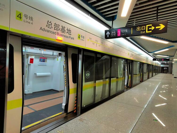 南宁地铁4号线一期首通段、2号线东延线预计年底前建成通车