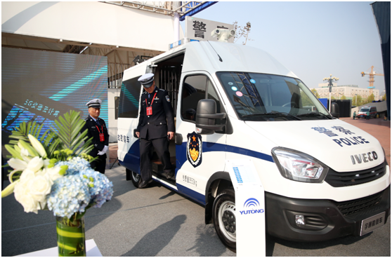 宇通護航全國交警系統實戰大練兵比武競賽 軍警産品實力亮相