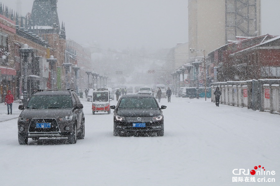 【黑龙江】【供稿】黑龙江漠河：迎来入春最大一场降雪 雪深15厘米