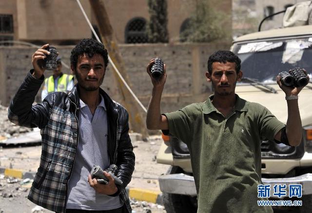 沙特等国空袭也门首都造成至少60人死亡