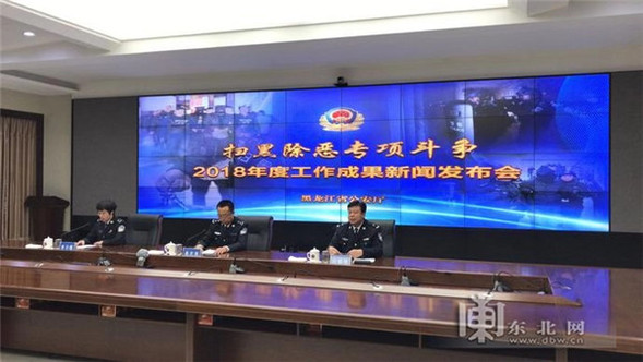 黑龙江省侦办313起黑恶案件 群众举报占三成