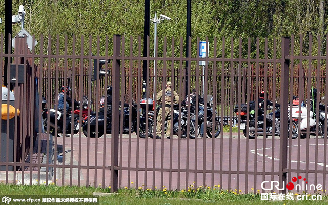 俄罗斯摩托车队纪念二战胜利70周年途径波兰遭拒