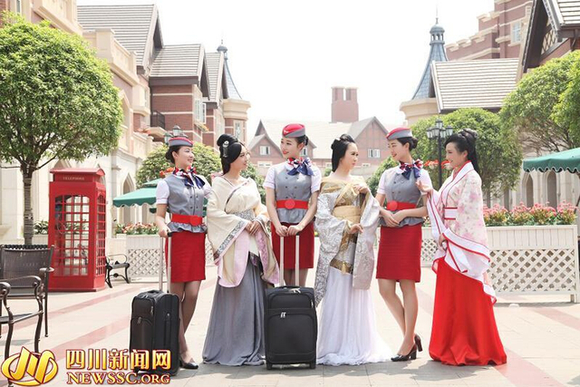 高顏值美女穿漢服拍“史上最唯美畢業照”