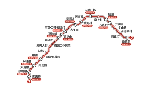 南京地铁7号线初步设计获批 将试用无人驾驶