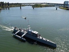 世界最大無人艦交付美海軍 或將成為潛艇“剋星”