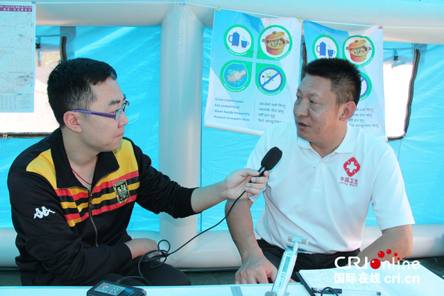 中国医疗防疫队在尼泊尔灾后防疫中做到四个第一