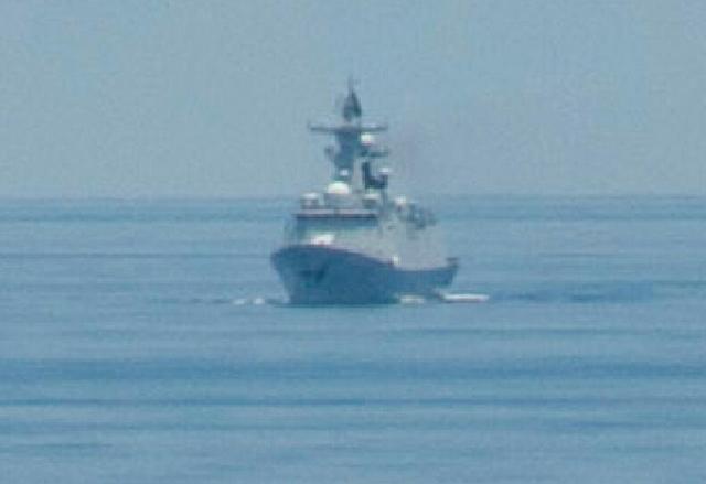 美軍瀕海艦駛近中國南威島 解放軍054A緊密監視