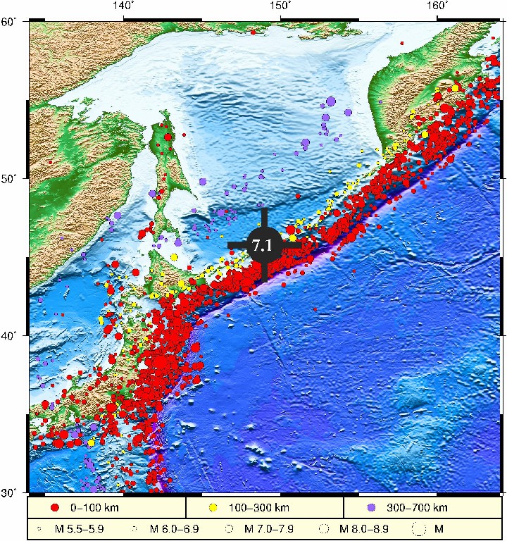 自然資源部判斷千島群島海域地震不會引發海嘯