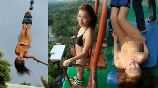 香港女子游泰国全裸高空蹦极 被斥影响当地形象
