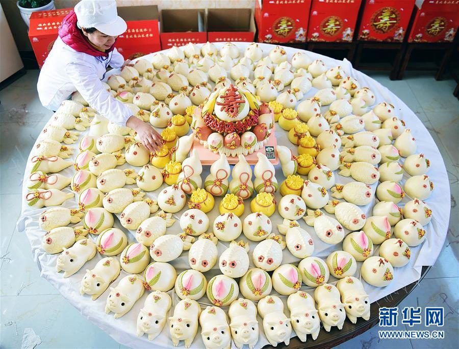 山东胶州：花馍飘香迎春节