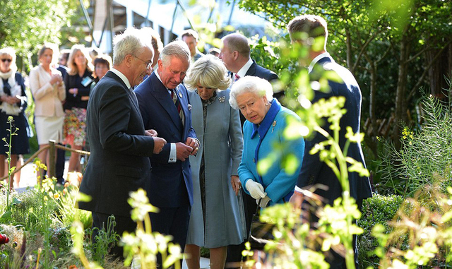 英国切尔西花展开幕在即 "花仙子"惊艳亮相