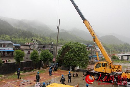 降雨致福建11萬戶停電 安砂水庫洪水百年一遇