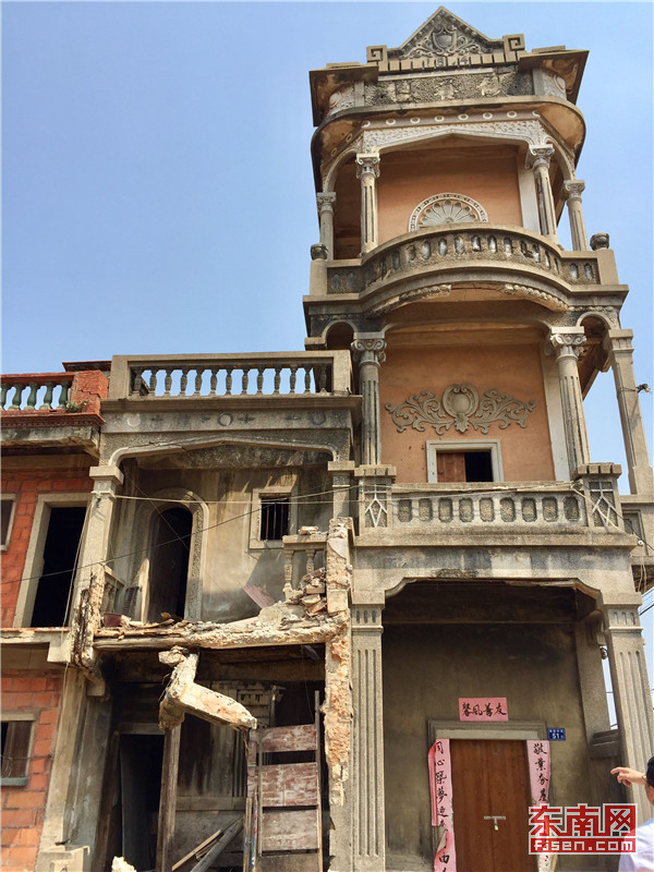 【焦点图】【泉州】【移动版】【Chinanews带图】晋江梧林这百幢古厝洋楼 盛满闽南华侨的乡愁