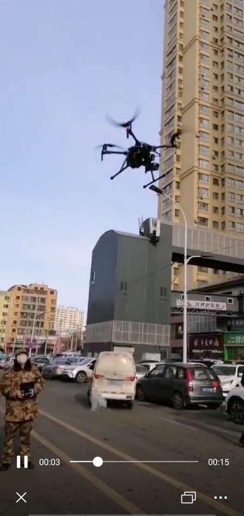 哈爾濱：無人機助力大排查｜能廣播能測溫
