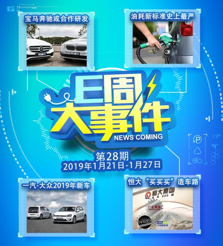 汽車頻道【1月28日】【首頁汽車資訊列表+要聞列表】E周見|寶馬奔馳傳合作/迎最嚴油耗標準