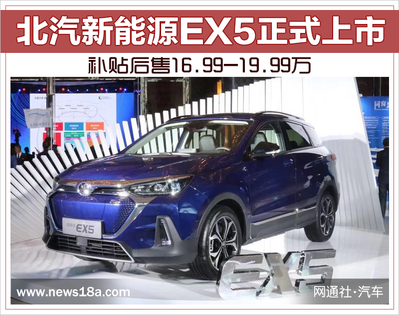 汽車頻道【1月28日】【首頁汽車資訊圖+今日焦點】北汽新能源EX5正式上市