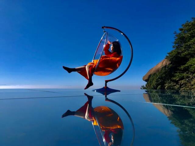 人间美景！上饶灵山“天空之境”开放日 现场游客络绎不绝