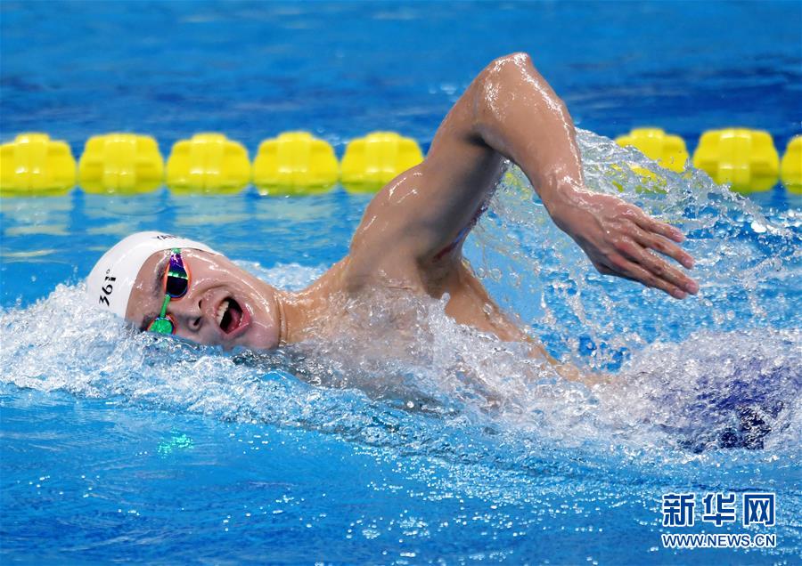 全国冠军赛:孙杨获男子1500米自由泳冠军