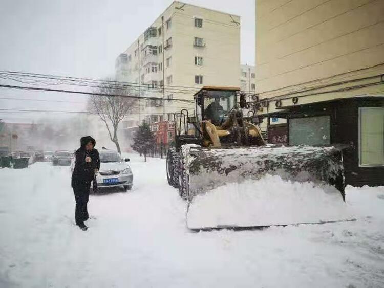 哈尔滨市平房区凝聚各方力量  共同奋战今冬首场大规模降雪