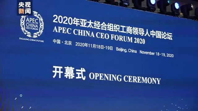 2020年亚太经合组织工商领导人中国论坛举行:共同挖掘数字经济潜力