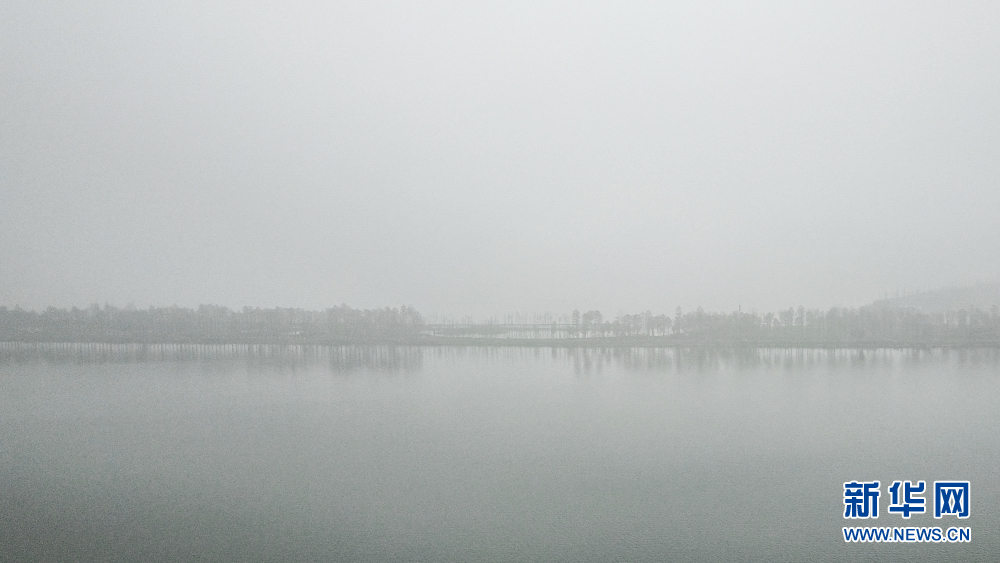 烟雨东湖 雾迷山水