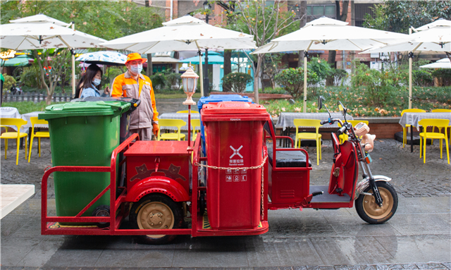 百年老街黎黄陂路成为武汉市垃圾分类示范商业街区标杆
