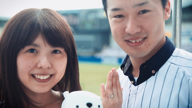 日本女孩患癌要求分手 男友在棒球賽場公開求婚