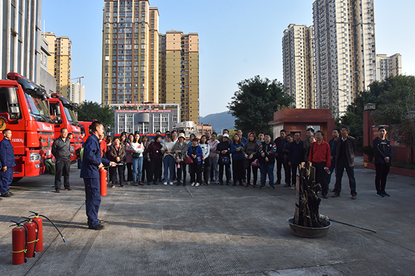 宜賓市江安縣消防救援大隊開展對外開放活動
