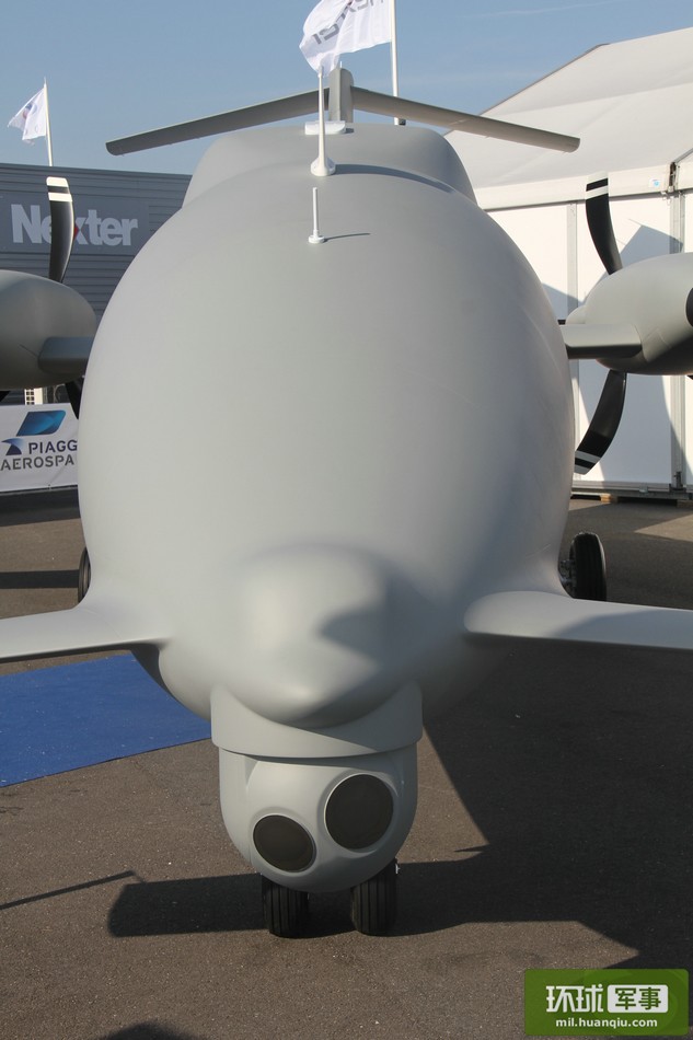 巴黎航展上军用大型无人机竞争火热   意大利piaggioaero公司制造p