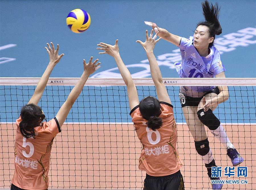 女排超級聯賽：遼寧營口鲅魚圈勝福建安溪鐵觀音