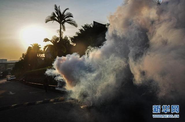 马来西亚喷烟雾灭蚊防登革热症