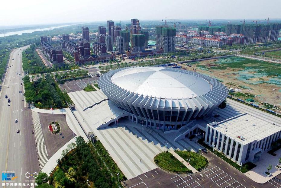 第十三届全运会今天开幕 航拍天津场馆(组图)