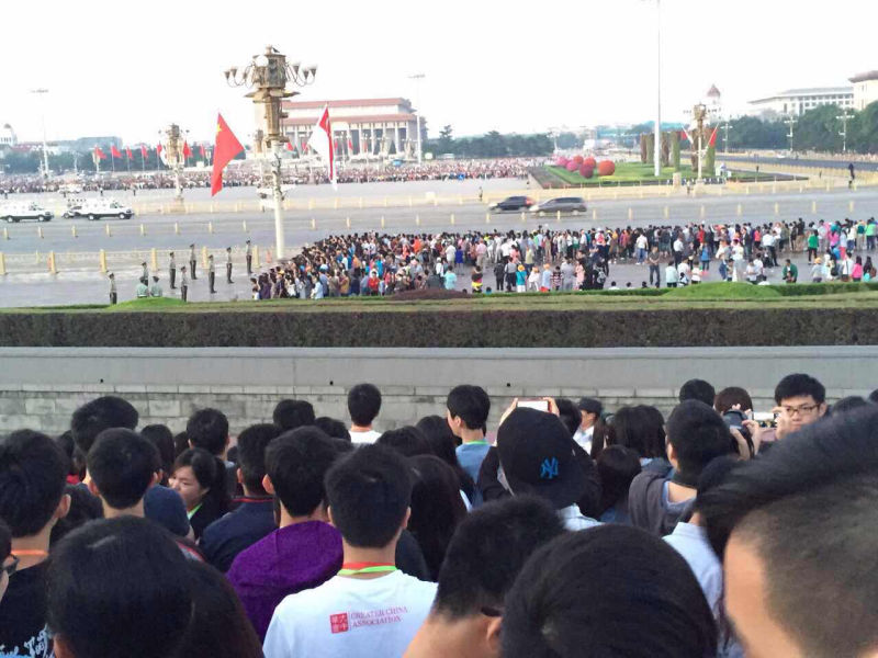 香港青少年访京团参观国家博物馆 重温历史缅怀先贤