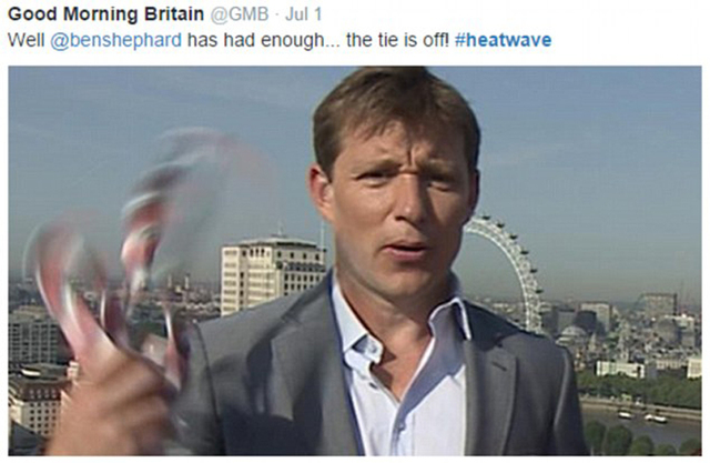 英國網民曬搞笑照片調侃高溫天氣