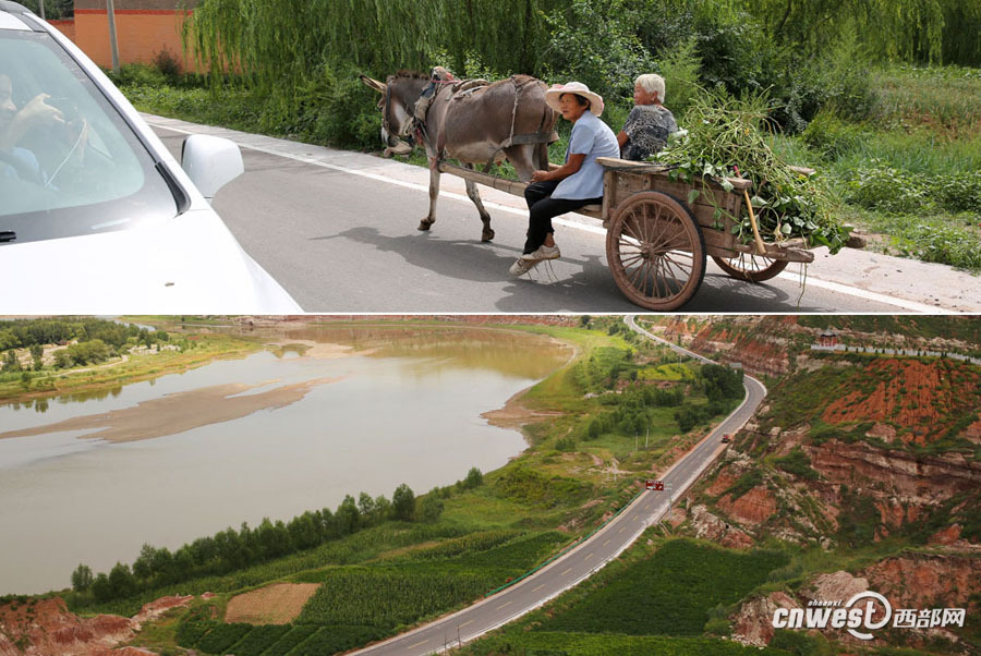 【焦点图 显示图在稿件最下方】陕西1号公路今日通车 看看最北段沿黄公路长啥样