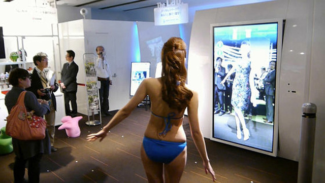 日本推出3D试衣“魔镜”换装只需挥挥手