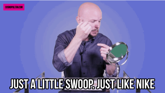 外國節目推搞笑創意:讓男人化性感貓眼粧 外國節目推搞笑創意:讓男人化性感貓眼粧