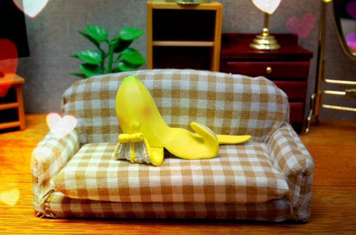 真会玩：日本网友恶搞香蕉皮 造型奇葩惟妙惟肖