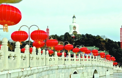 兩萬紅燈籠中國結裝點市屬公園