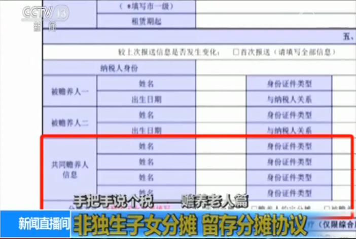 手把手教你读懂个税专项附加扣除政策 “掰开揉碎”说赡养