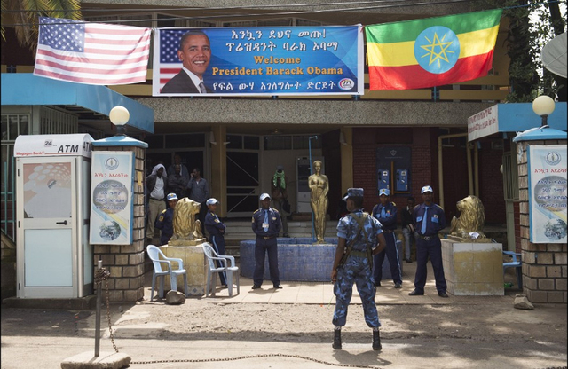 埃塞俄比亞總理為奧巴馬舉辦國宴
