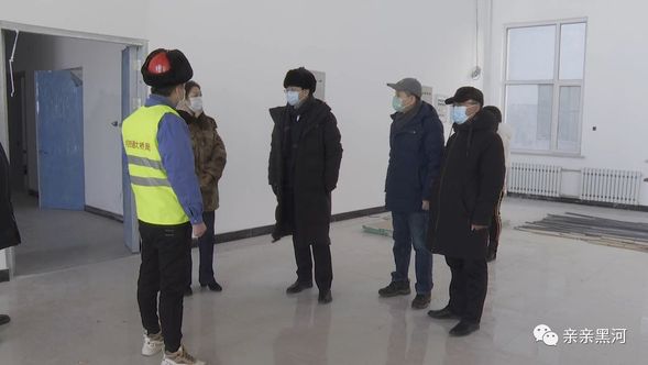 李世峰在黑河市区检查调研疫情防控和重点项目复工准备工作