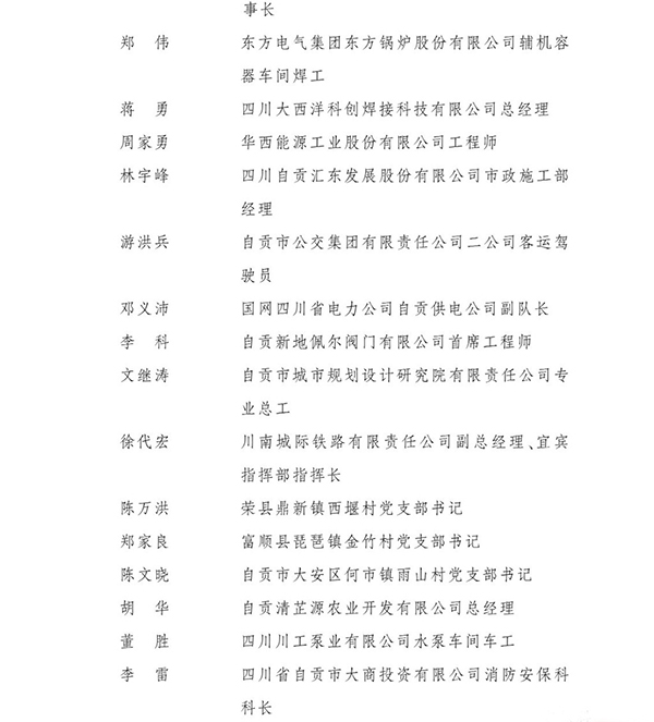 四川省劳动模范和先进工作者表彰大会召开 自贡30人“组团”领奖