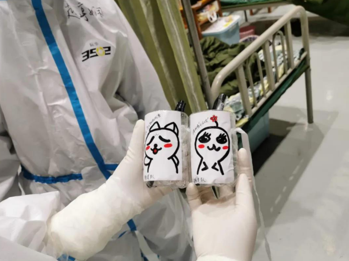 福建醫護人員自製方艙醫院裏的“LV”