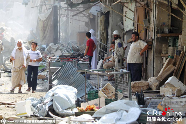 敘利亞一軍機在居民區墜毀 25人喪生數十人受傷